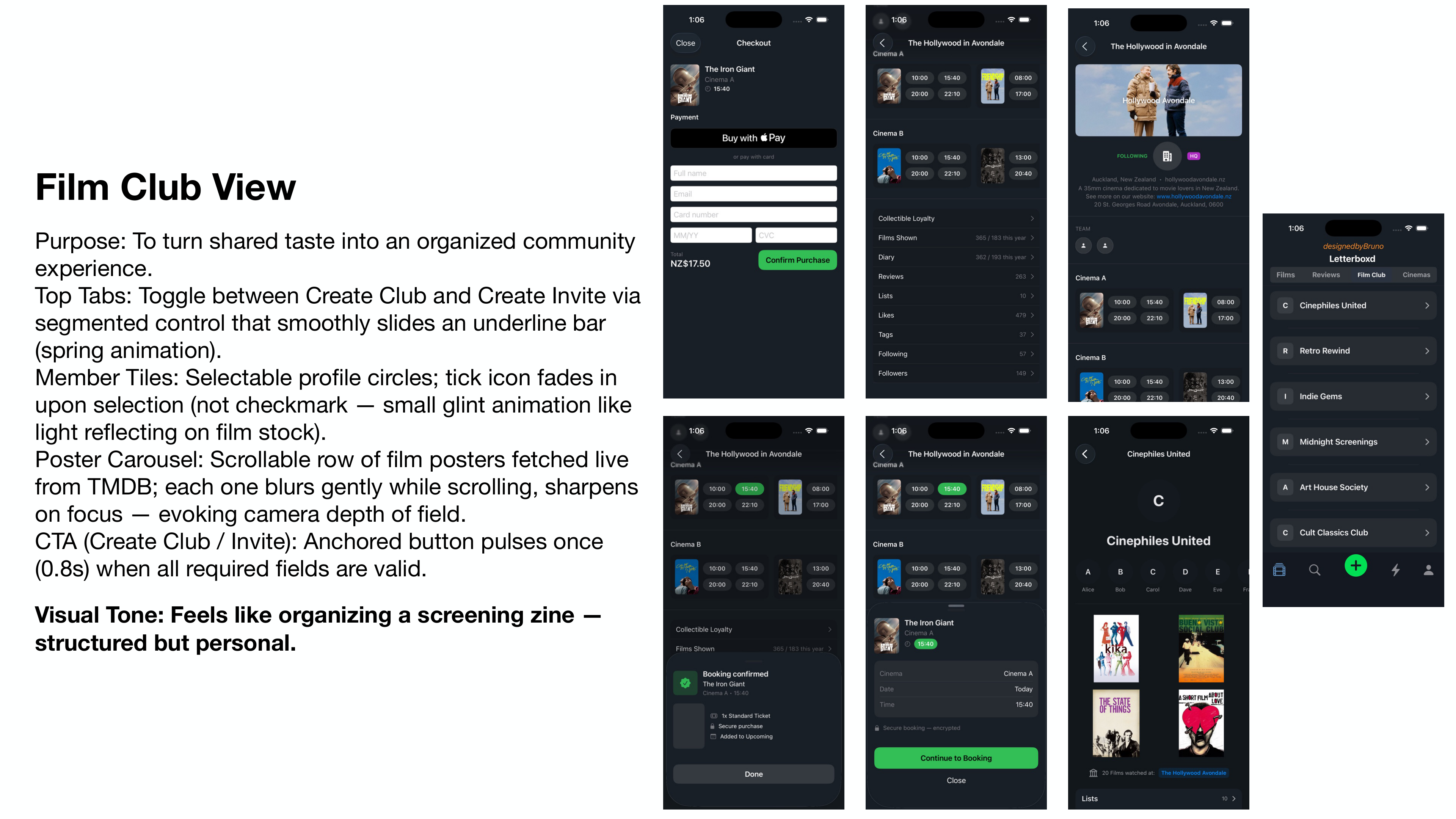 Film Club View — organising collective film experiences